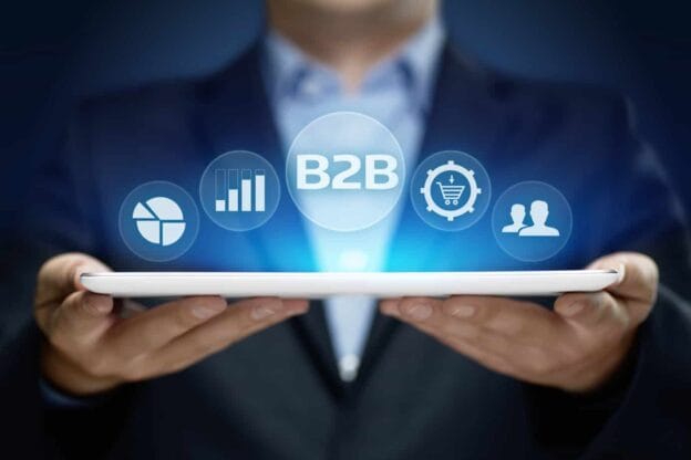 b2b business company commerce technology marketing concept 110681073