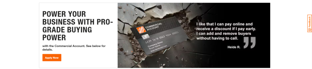 Home Depot Credit Card Features