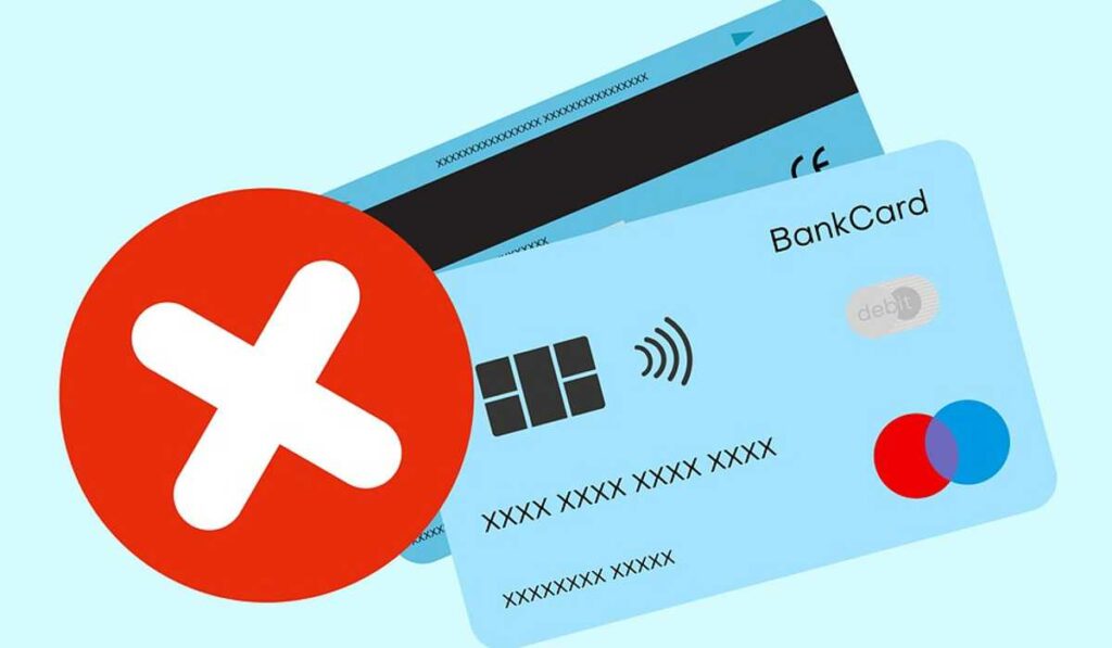 credit card declined bitstamp