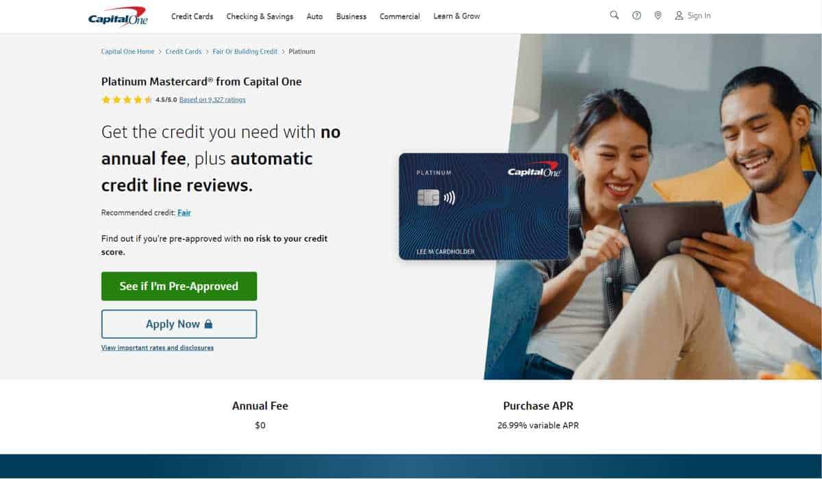 Platinum Capital One