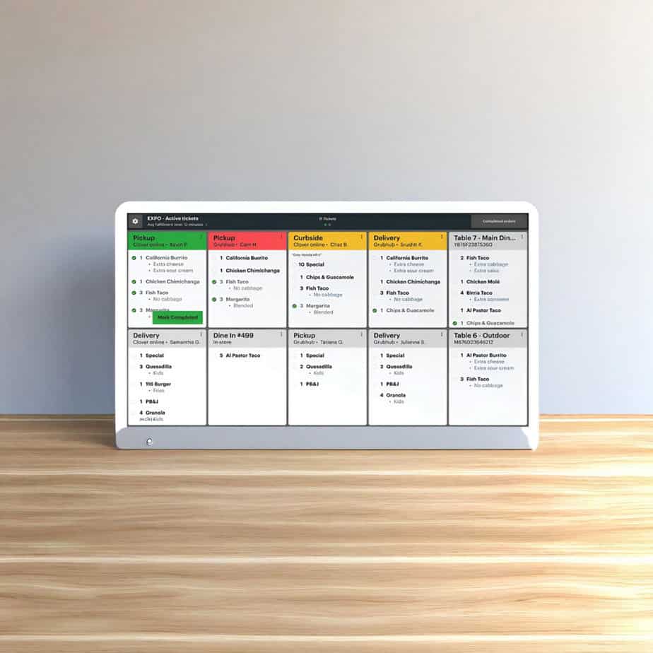 Clover Kitchen Display System (KDS)