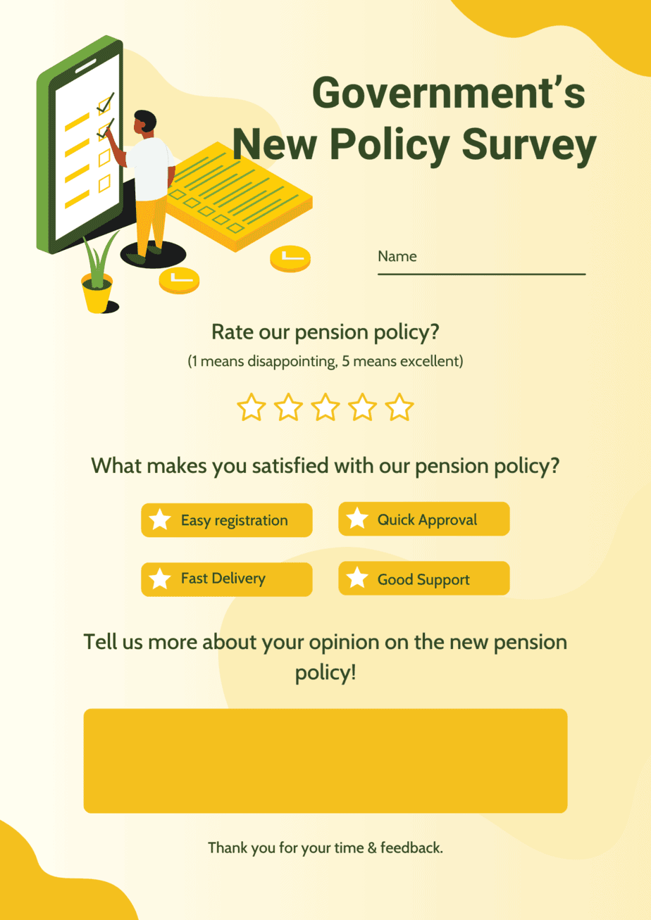 governments new policy survey governments new policy survey