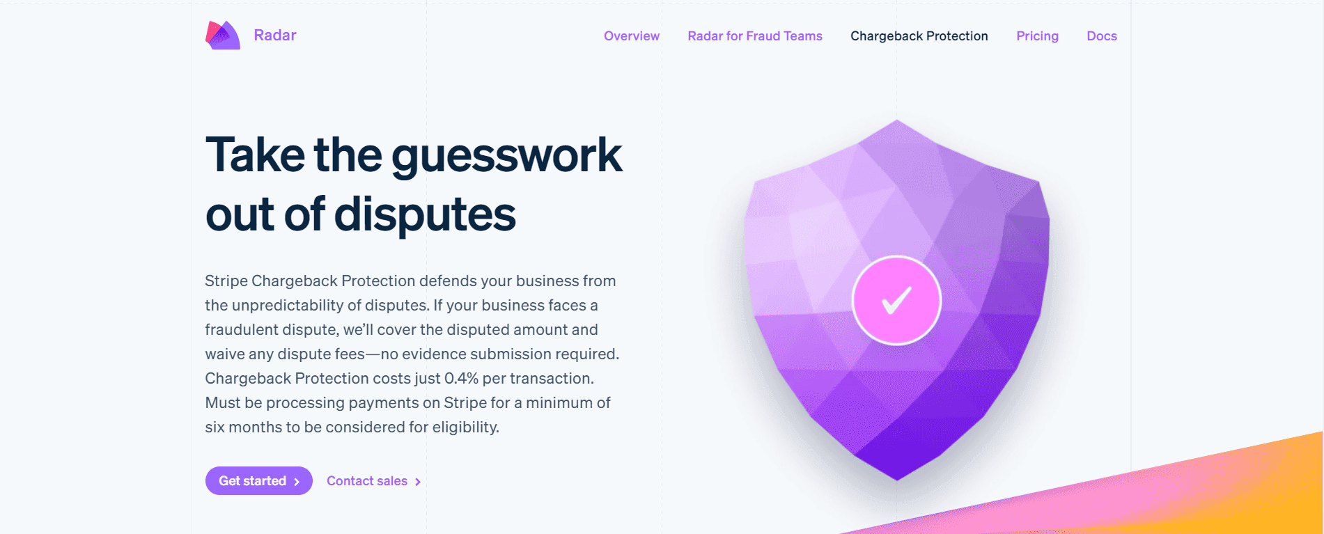 Stripe Chargeback Protection
