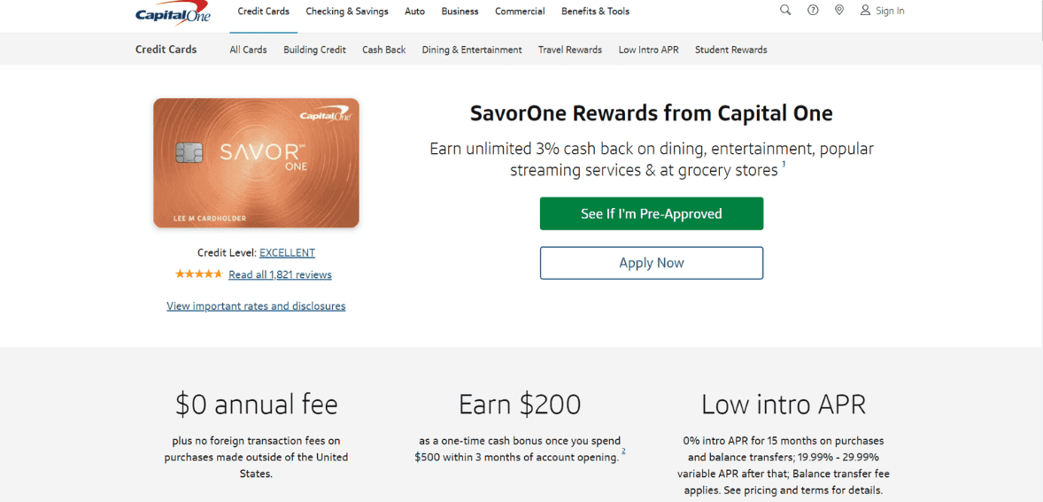 Best Cash Back Credit Cards Capital One SavorOne Best Cash Back Credit Cards Capital One SavorOne