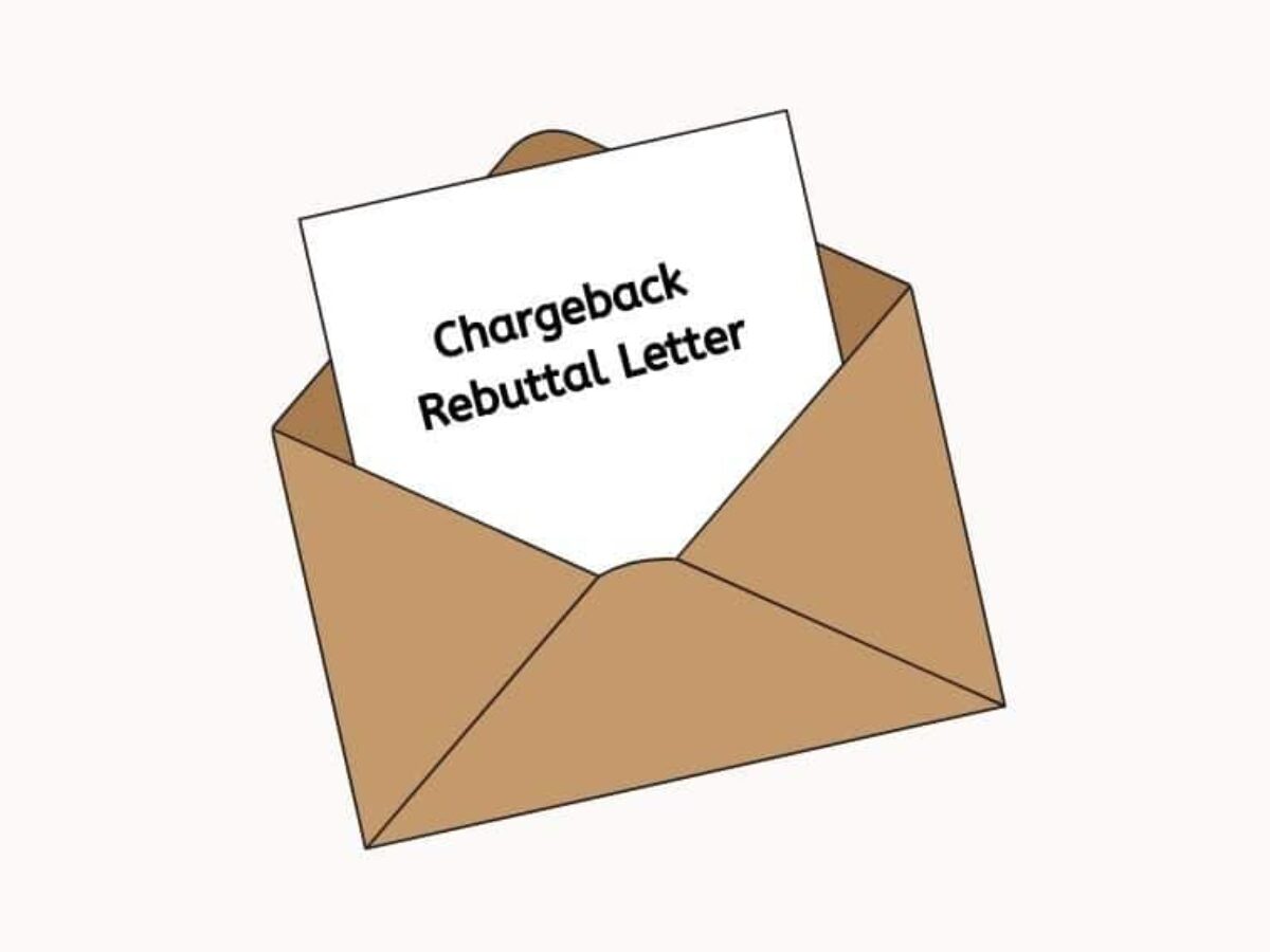 chargeback rebuttal letter