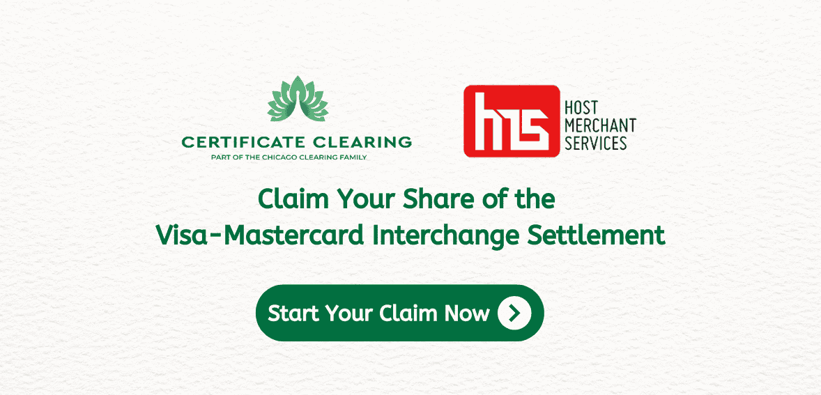 start your claim now 1 Interchange Fee Settlement