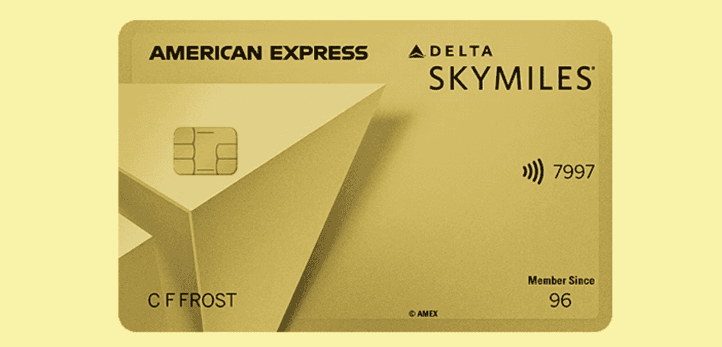Top travel credit cards Delta SkyMiles® Gold AmEx Card
