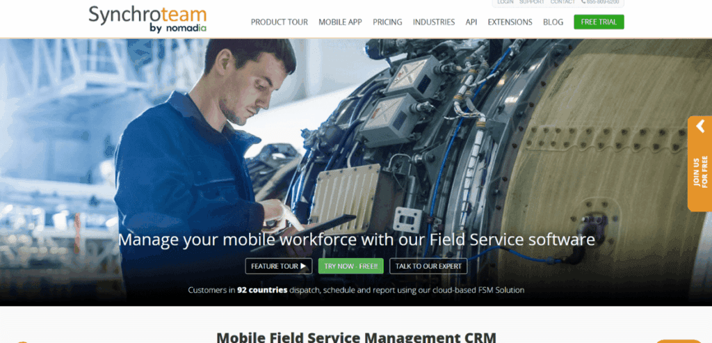 Best Field Service Management Software 2025 - Synchroteam
