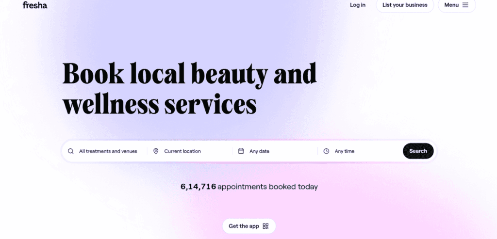 best spa booking software - fresha