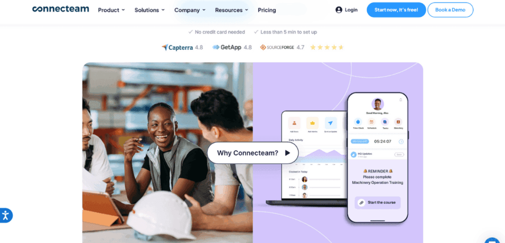top field management solution - connecteam