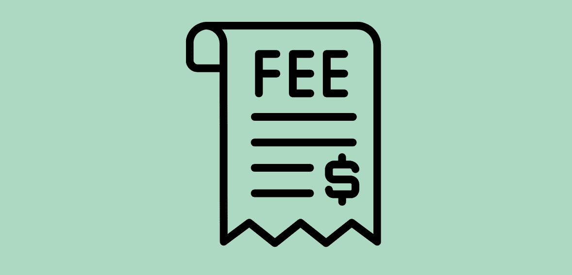 Fee receipt icon for Host Merchant Services fee management and payment processing solutions.