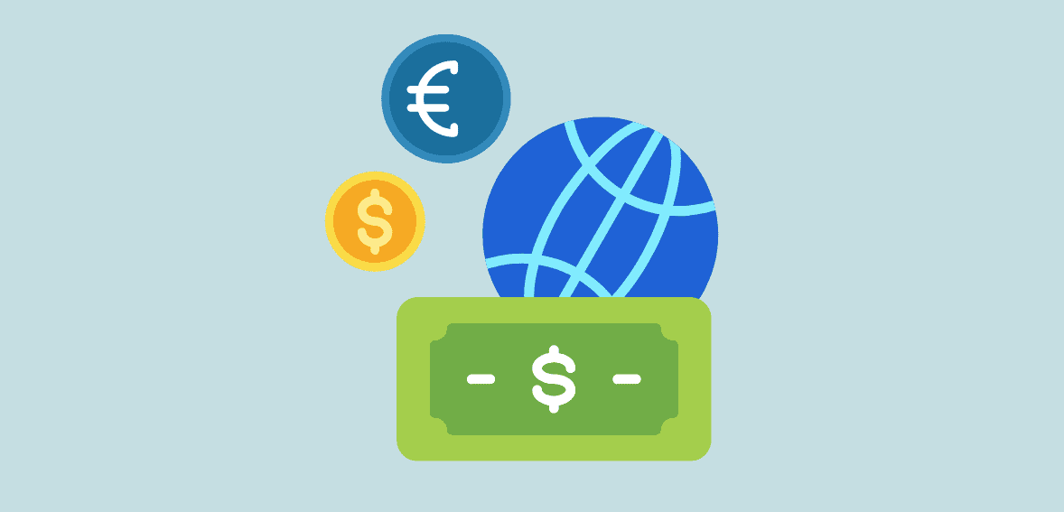 Global payment processing icons for Host Merchant Services, emphasizing secure merchant account solutions.