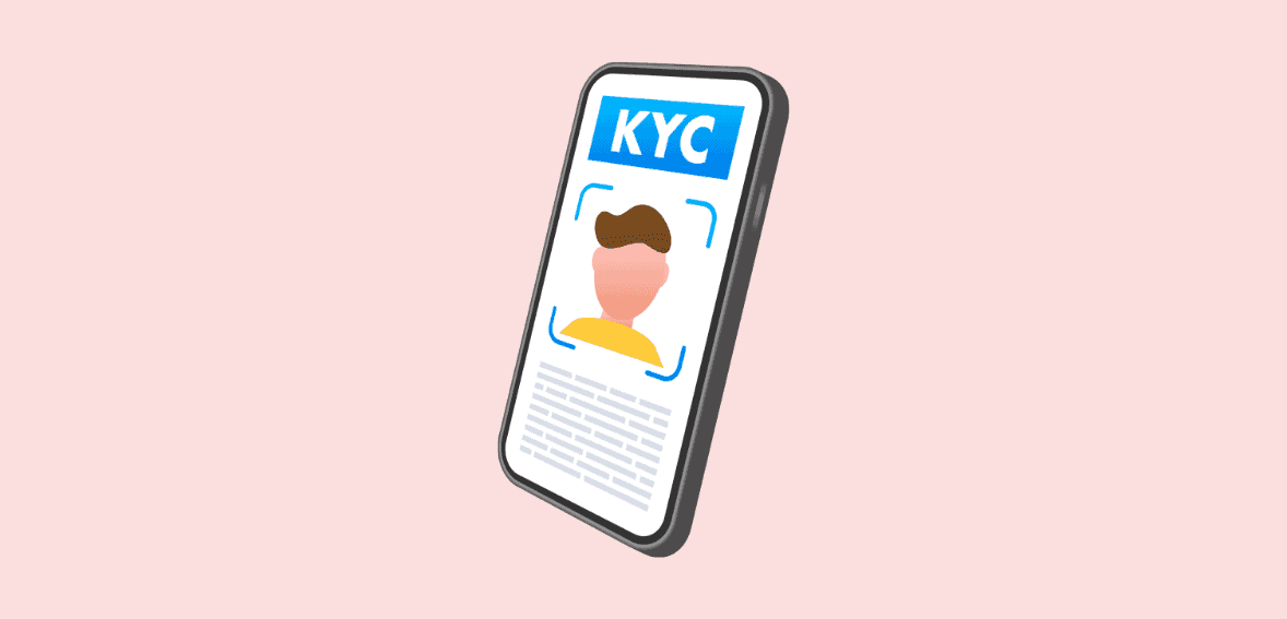 KYC verification on mobile device for secure payment processing.