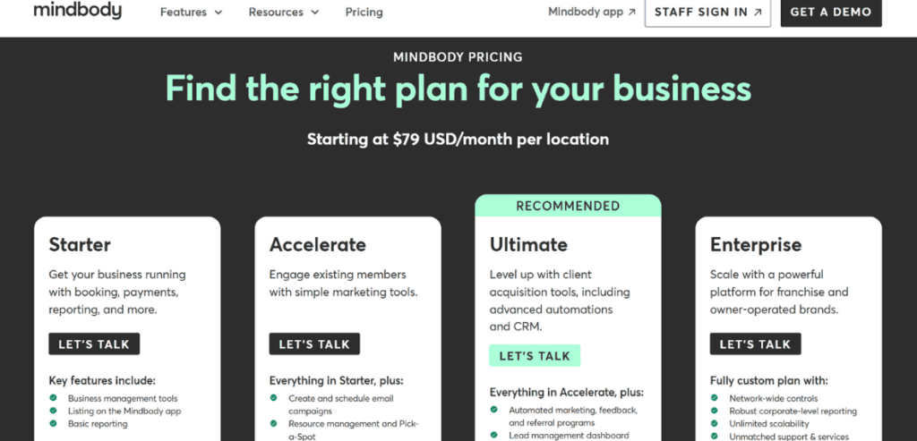 Pricing of Mindbody Online 1024x493 1