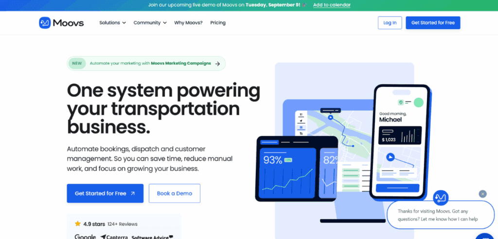 Limo Software Platforms Moovs