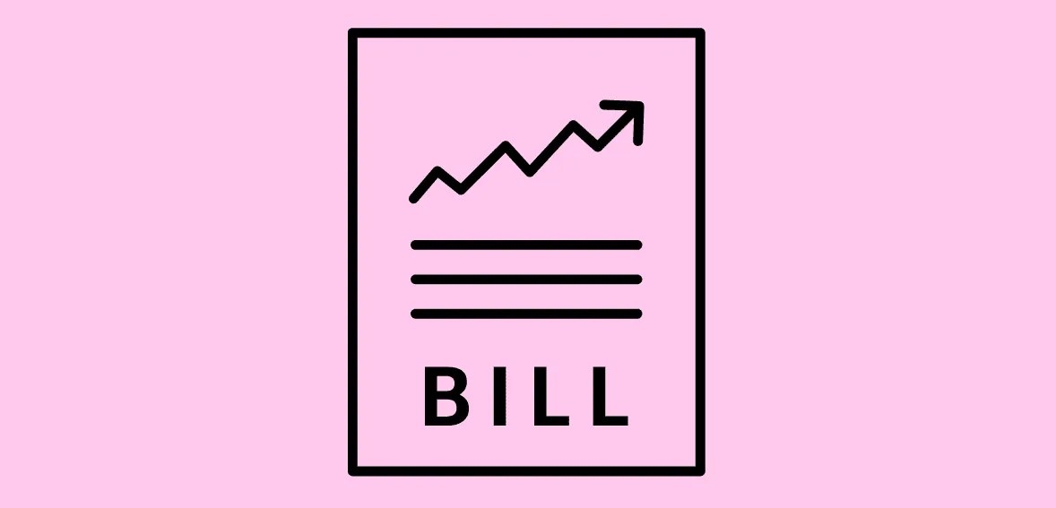 Financial growth chart illustrating Host Merchant Services billing solutions and payment processing.
