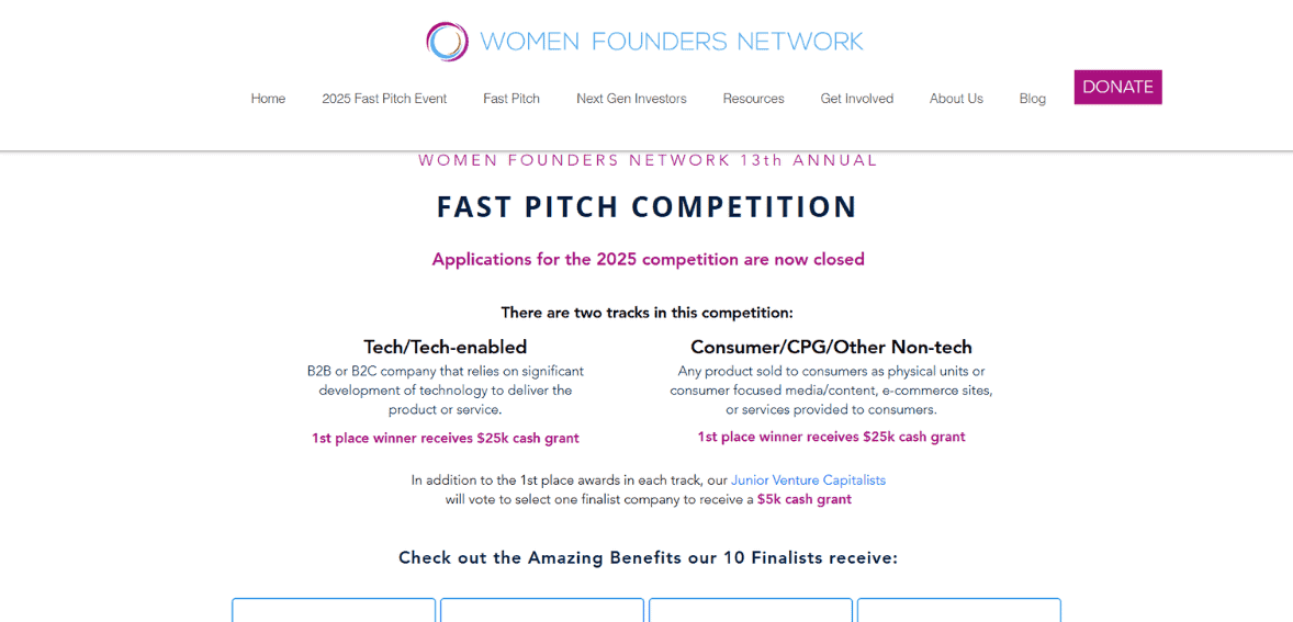 Innovative payment solutions highlighted at Women Founders Network Fast Pitch Competition.