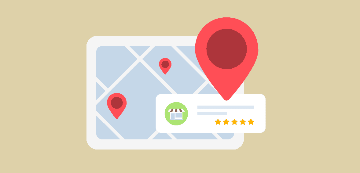 Popular merchant location map with review stars and shop icon.