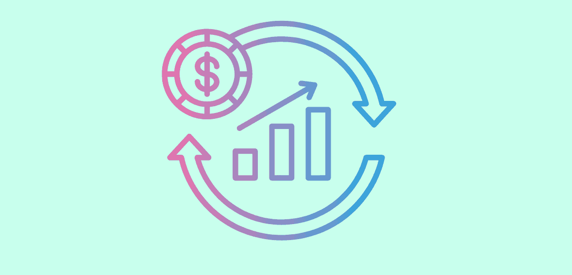 Modern payment processing illustration for Host Merchant Services, emphasizing business growth and revenue.
