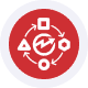 Secure payment gateway logo with trust icons and a credit card symbol.
