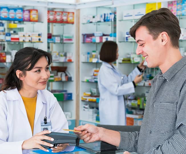 Secure payment processing for pharmacies at Host Merchant Services.