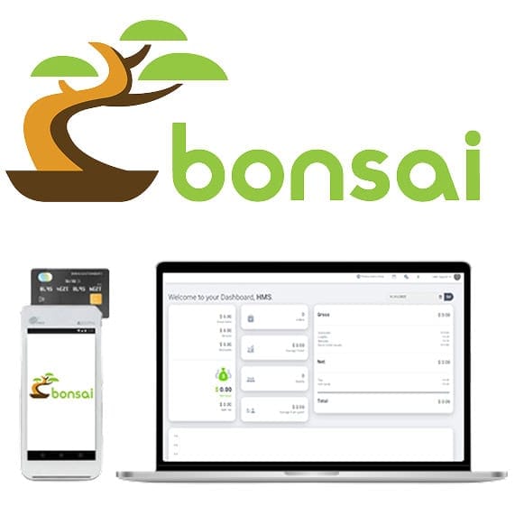 Secure merchant payment processing with Bonsai POS systems and payment solutions.