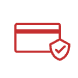 Secure payment processing card with shield icon for Host Merchant Services.