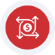 gaming gambling icon5 Secure payment processing logo with dollar sign and arrows.