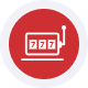 Red merchant card reader for secure payment processing at Host Merchant Services.