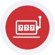 Red merchant card reader for secure payment processing at Host Merchant Services.