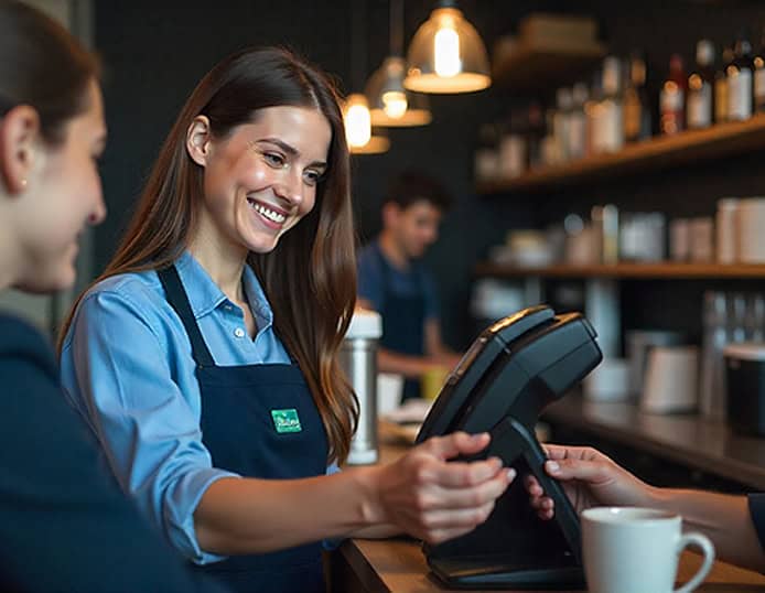 Affordable payment processing solutions for small businesses and restaurants.