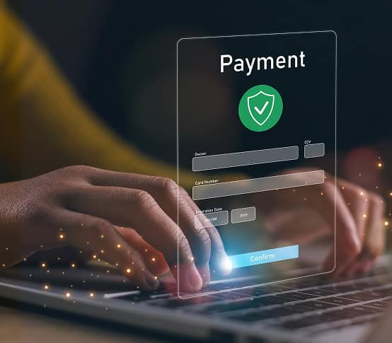 Secure online payment processing with Host Merchant Services.
