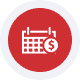 Red Payment Terminal with Card Reader for Business Transactions.