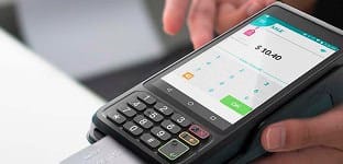 Mobile credit card payment terminal for secure transactions.