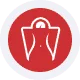 weight loss icon9 Red and white coffee cup logo representing Host Merchant Services company.
