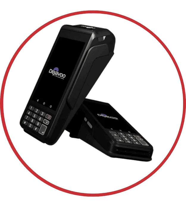 Mobile payment terminal for Host Merchant Services, secure credit card processing device.