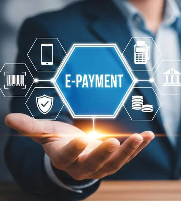 E-payment solutions for secure merchant transactions and online payment processing.