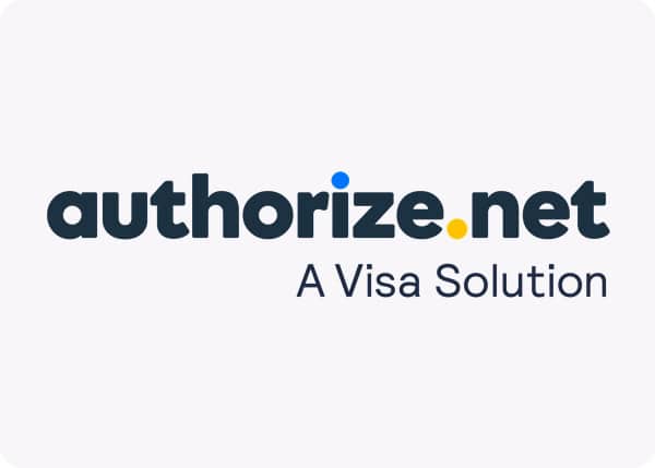 Authorize.net Authorize.net logo representing secure online payment processing services for businesses.