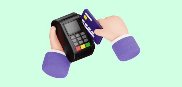 Contactless payment terminal for Host Merchant Services.
