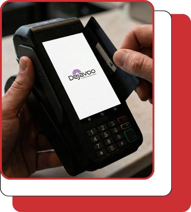 Contactless payment terminal at Host Merchant Services offering secure card processing solutions.