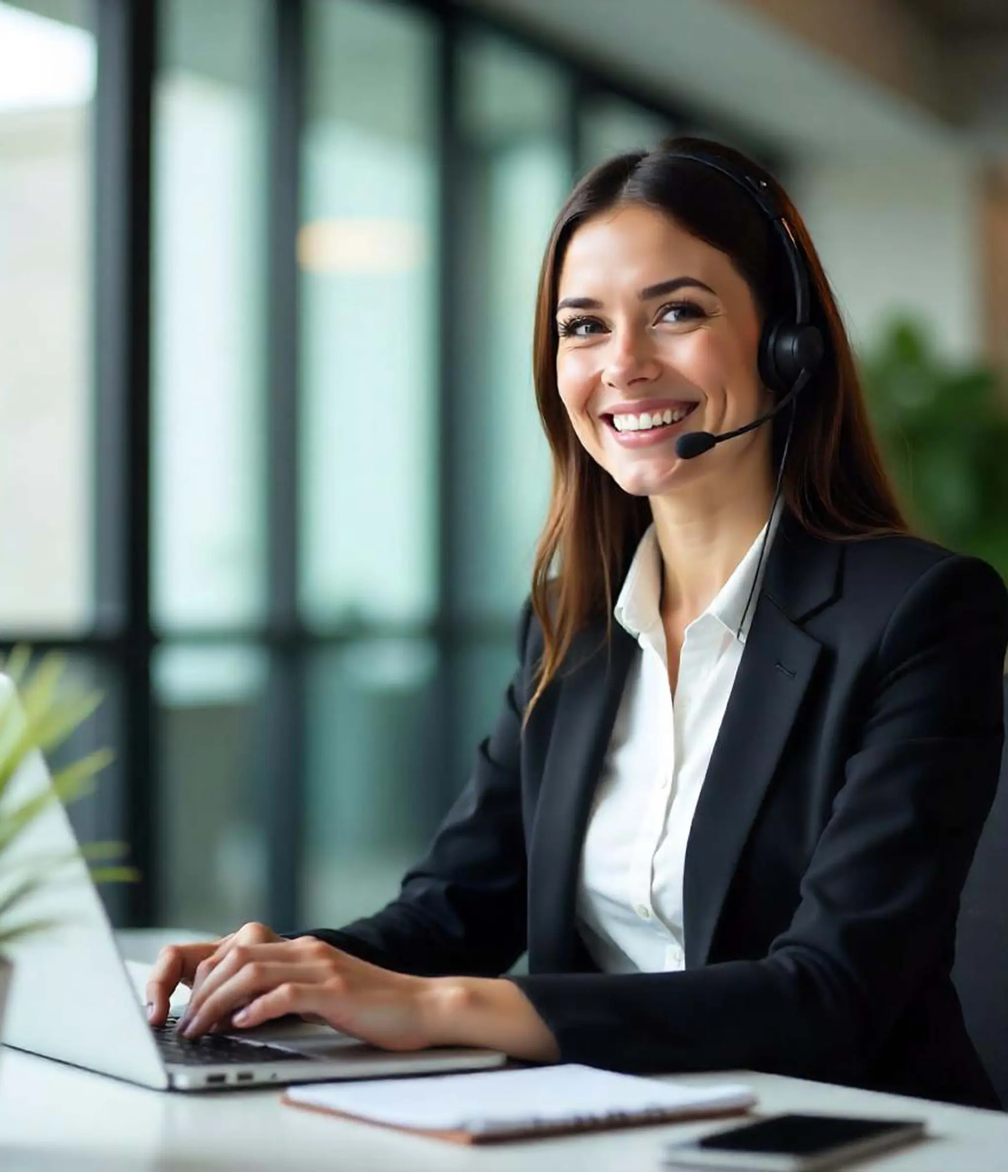 Customer support representative assisting with Valor VP100 countertop terminal questions