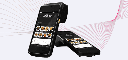 Portable payment terminal for secure credit card processing.