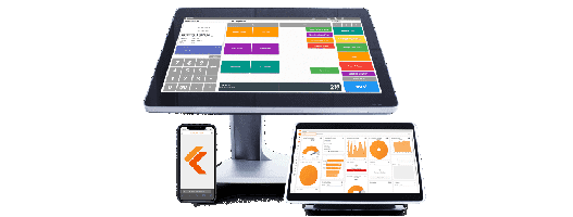 Touchscreen point of sale systems with mobile devices for seamless payment processing.