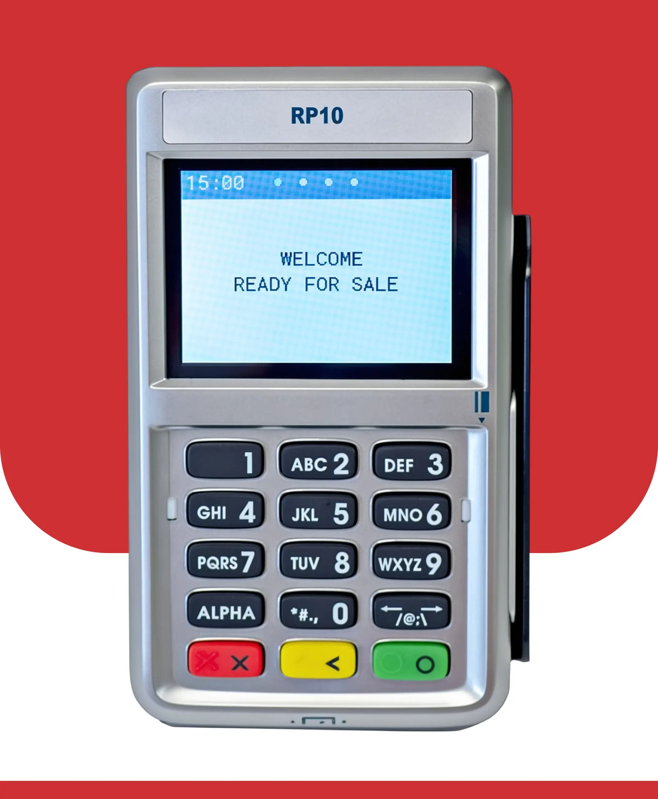 First Data RP10 PIN Pad with color display and keypad for tap, chip, and swipe payment transactions