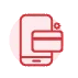 Mobile payment terminal with card reader for secure transactions.