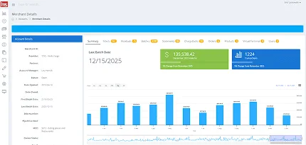 Secure Payment Processing Dashboard for Host Merchant Services.