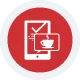 Mobile payment terminal for secure card transactions.