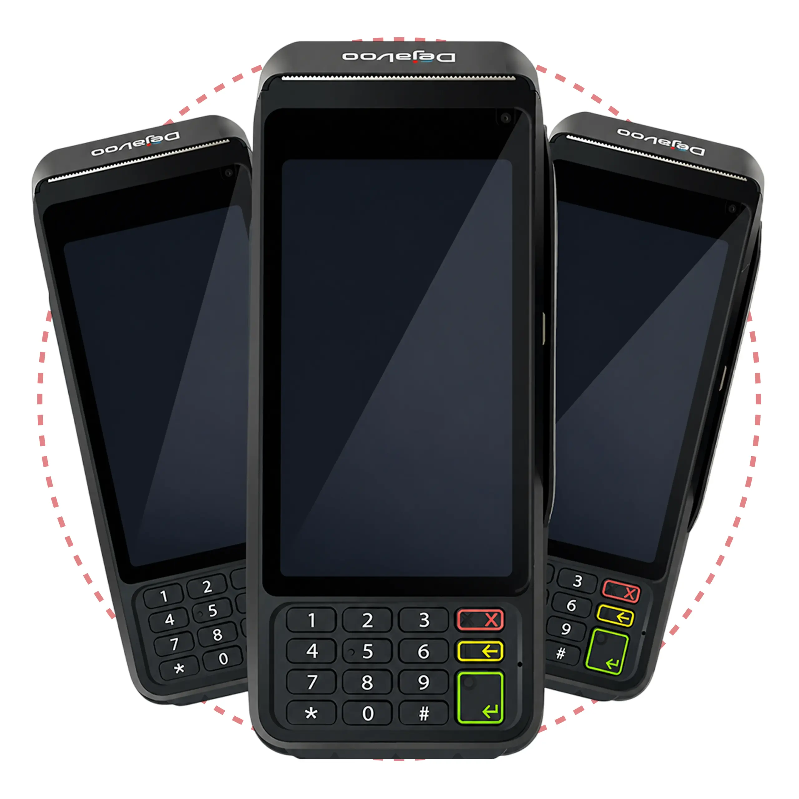 Dejavoo P3 PIN pad payment terminal supporting secure PIN debit payments, refunds, and transaction voids