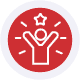 Red and white Host Merchant Services logo with customer support icon.