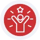 Red and white Host Merchant Services logo with customer support icon.